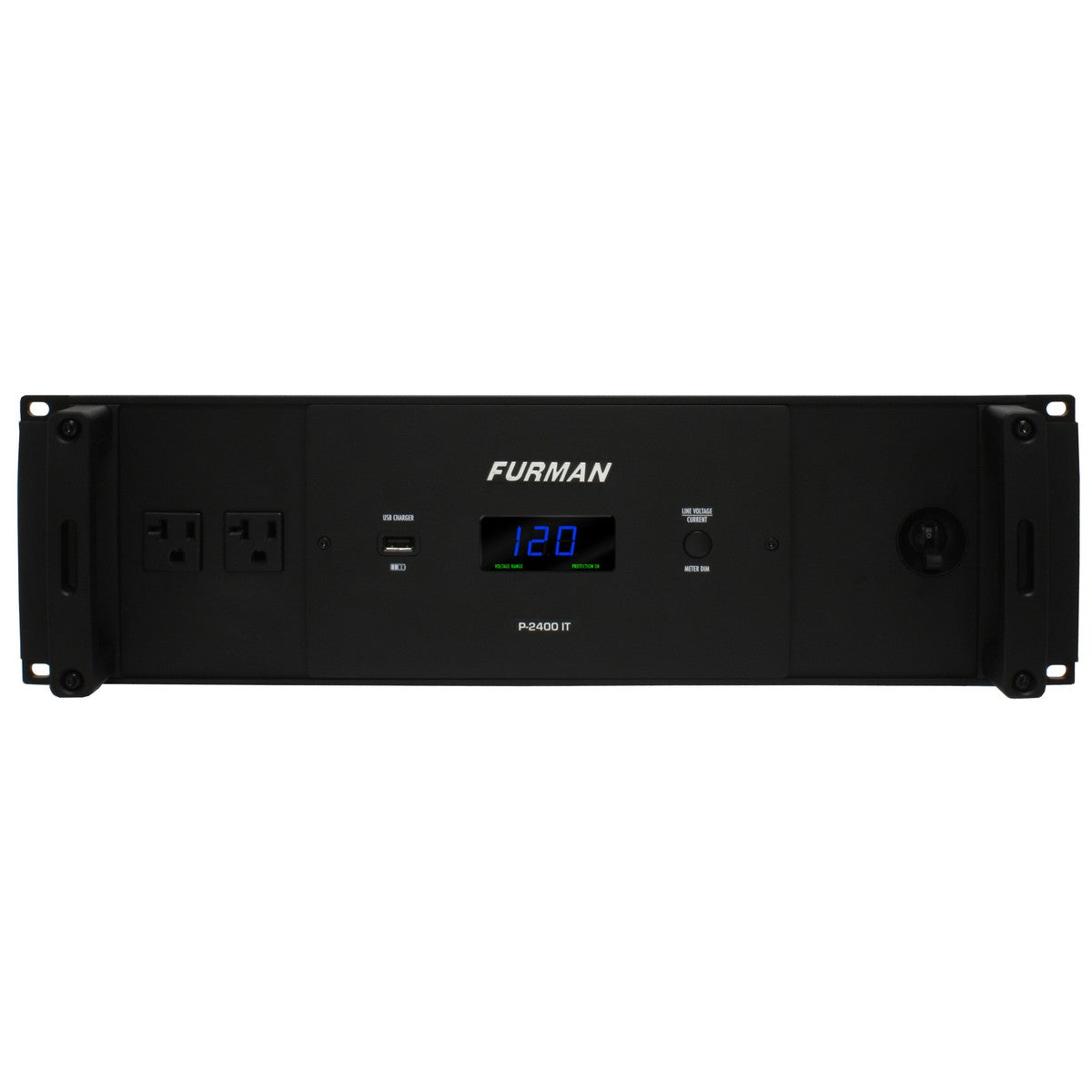 Furman P-2400 IT 20A Balanced Symmetrical Power Conditioner 3RU 10 Feet Cord
