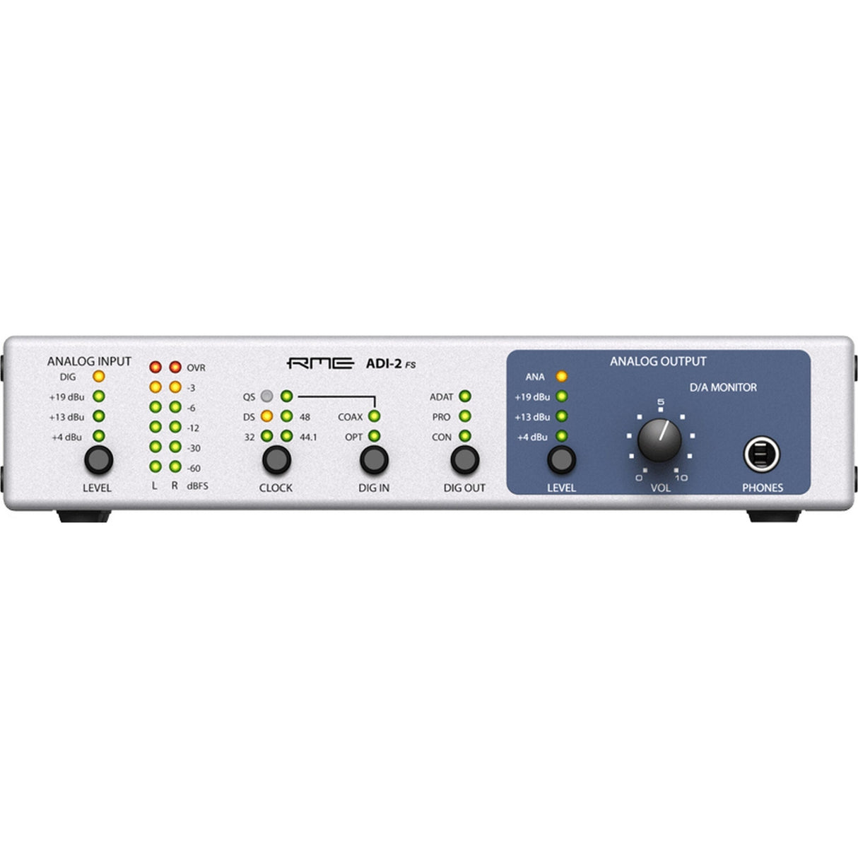 RME ADI-2 FS High-Precision 192 kHz 2-Channel AD/DA Converter