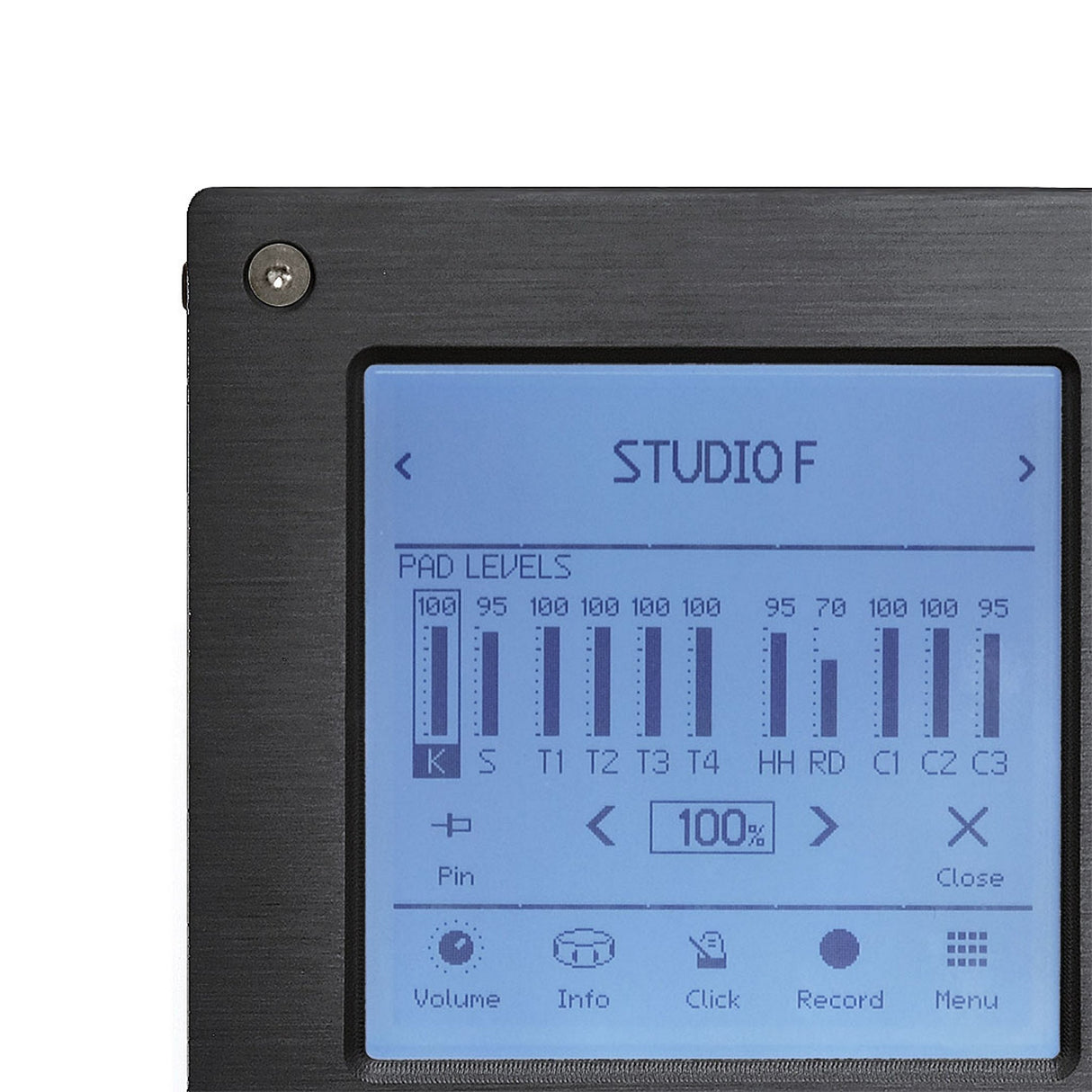 EFNOTE 7X Acoustic Designed Electronic Drum Set Black Oak Wrap