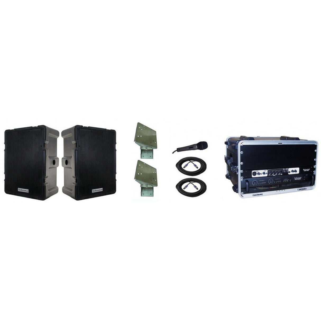 Technomad IPA2 Turnkey Weatherproof 1000 Audience Coverage Medium Install PA Systems