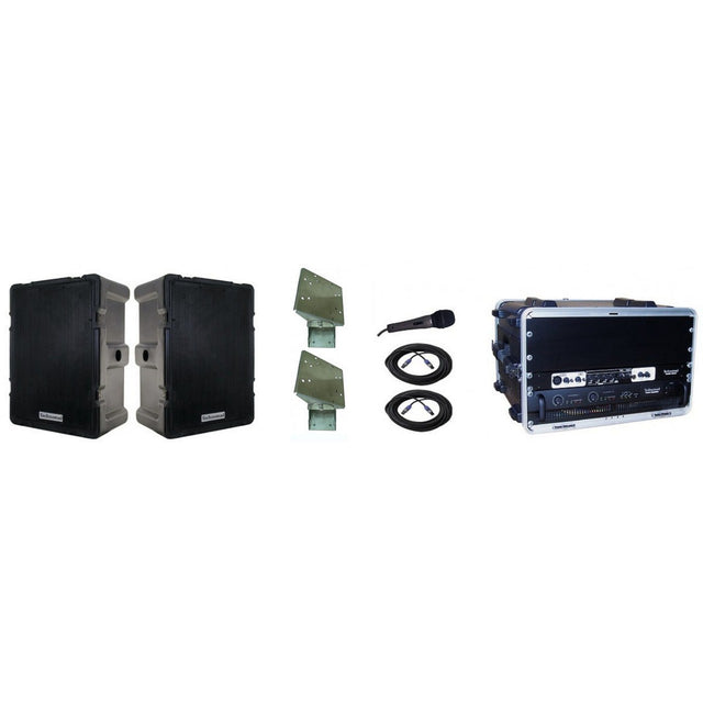 Technomad IPA2 Turnkey Weatherproof 1000 Audience Coverage Medium Install PA Systems