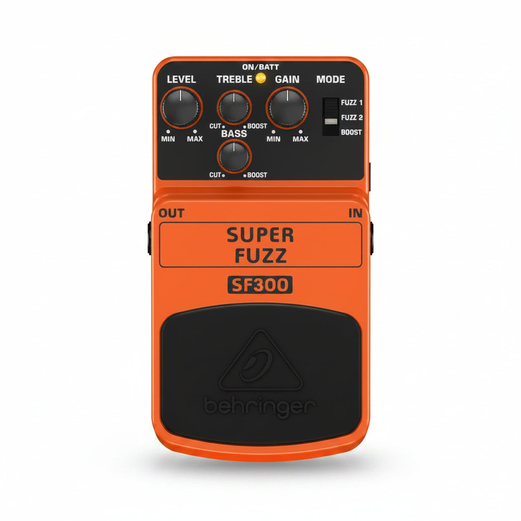 Behringer SF300 SUPER FUZZ 3-Mode Distortion Effects Pedal