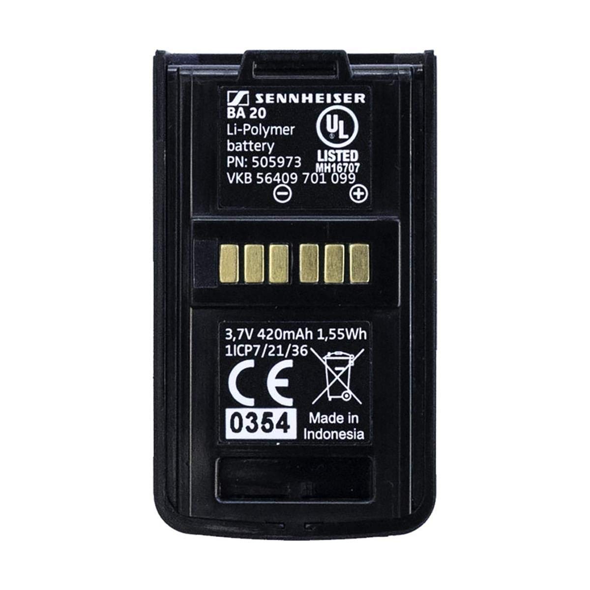 Sennheiser BA 20 Rechargeable Battery Pack for AVX EKP Compact Receiver