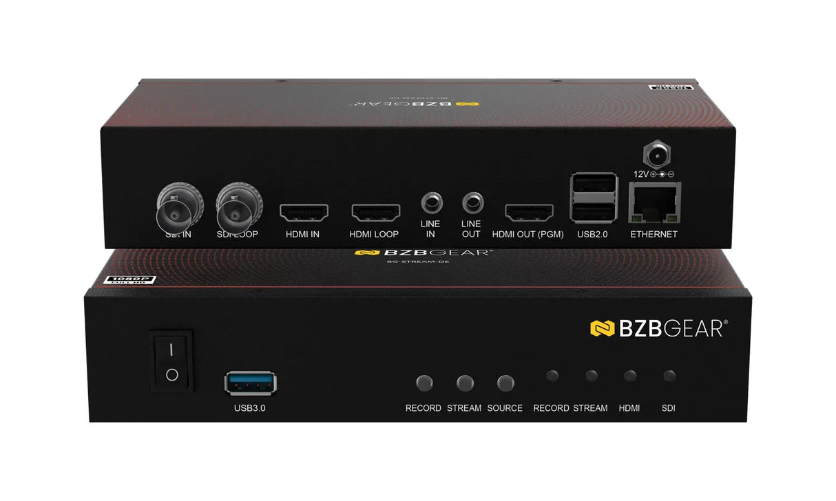 BZBGEAR Professional Full HD SDI & HDMI Streaming Encoder / Decoder