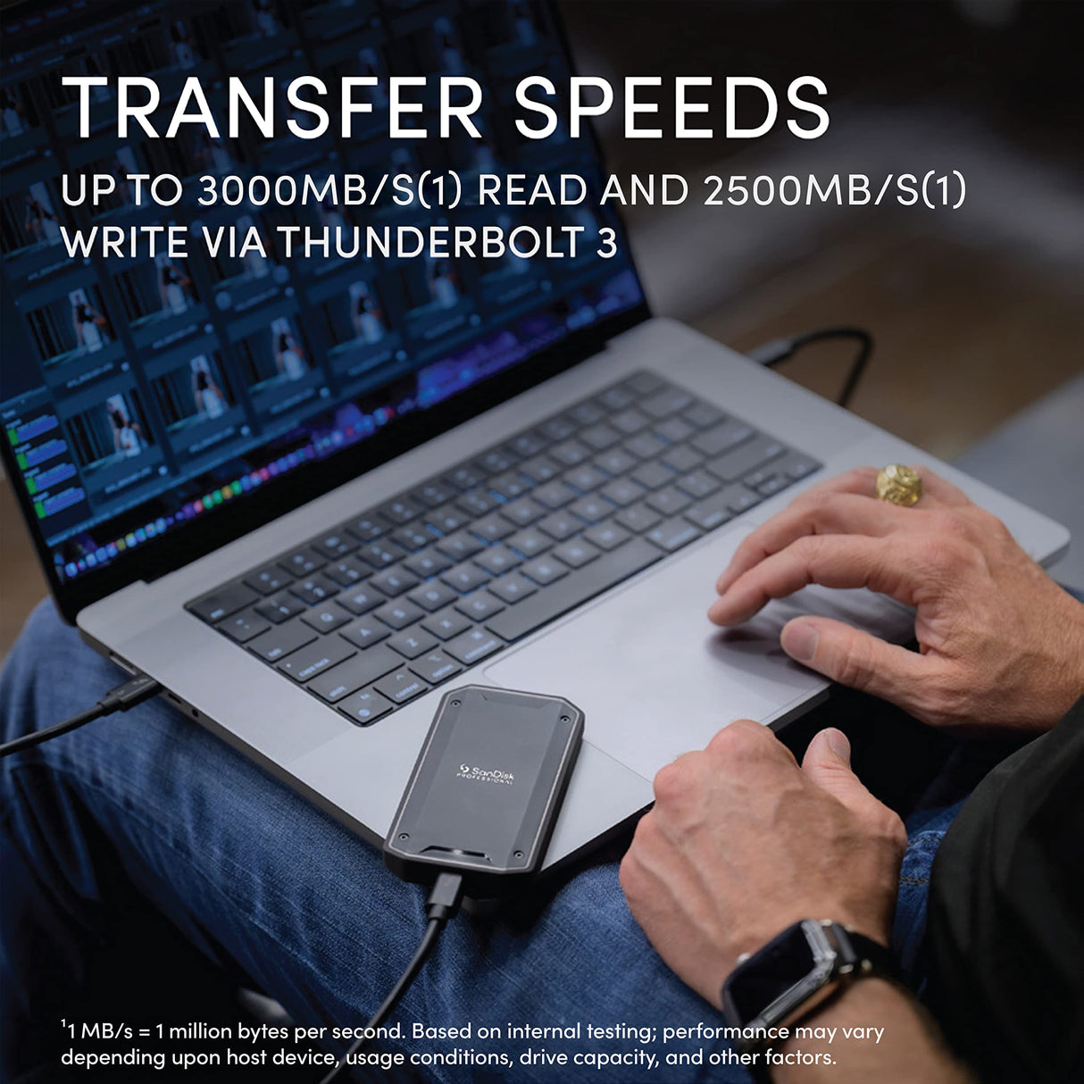 SanDisk PRO-G40 SSD Thunderbolt 3 Portable SSD 4TB