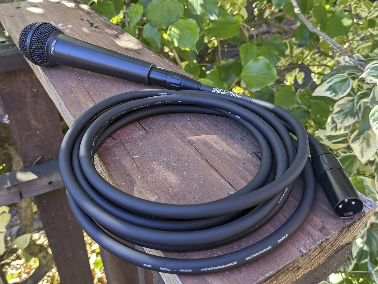 Pig Hog PHM25 8mm Microphone Cable 25ft XLR