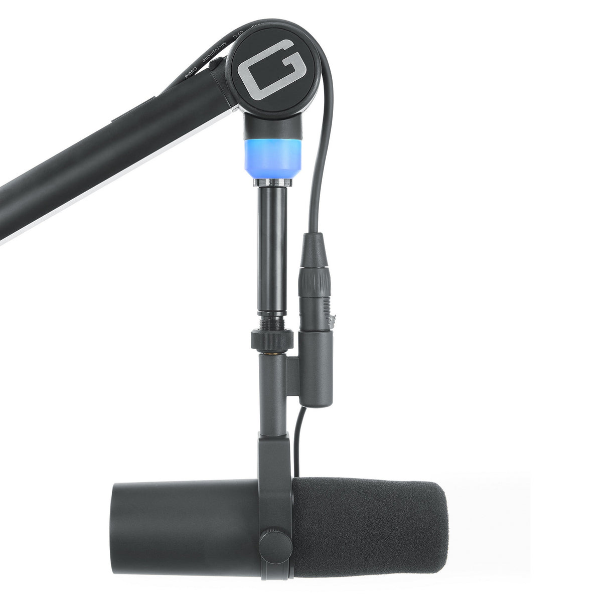 Gator GFWMICBCBM4000 Professional Broadcast Boom Microphone Stand with LED Light (Used) - used