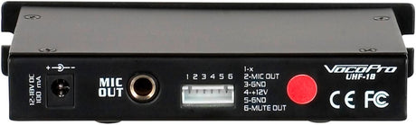 VocoPro UHF-18 Single Channel UHF Wireless Microphone System 9 Frequency