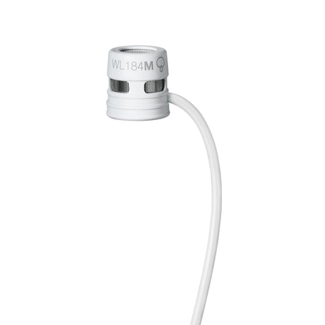 Shure WL18xM Low-Profile Lavalier Microphone - White / Supercardioid / LEMO3