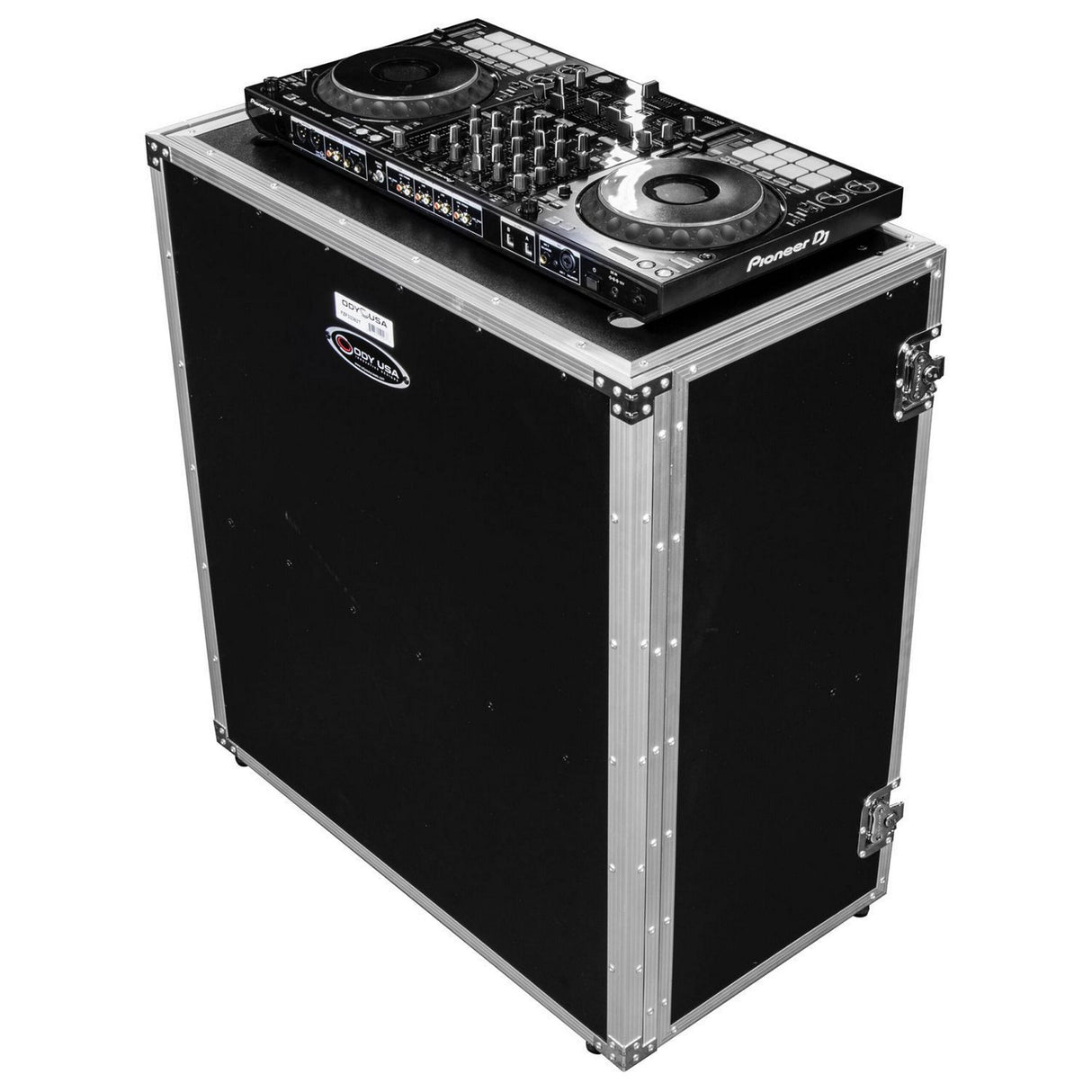 Odyssey Two-Tier DJ Fold-Out Stand 33-Inches Wide 36-Inches Tall
