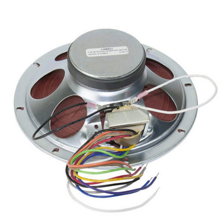 Lowell 8C10MRB-T72 8 Inch 15W Single Cone Dual Voltage Transformer Driver