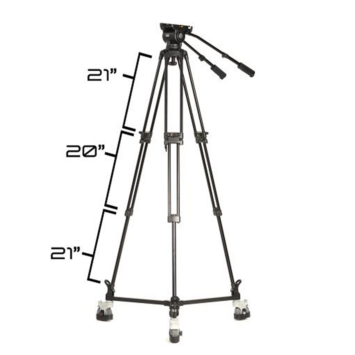 Ikan PT4500-TM-V3-TRIPOD 15-inch SDI Teleprompter Tripod Dolly Turnkey Bundle