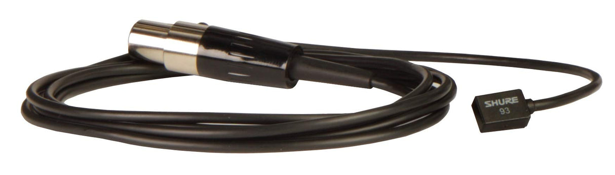 Shure WL93-6 Miniature Omnidirectional Lavalier Microphone Black