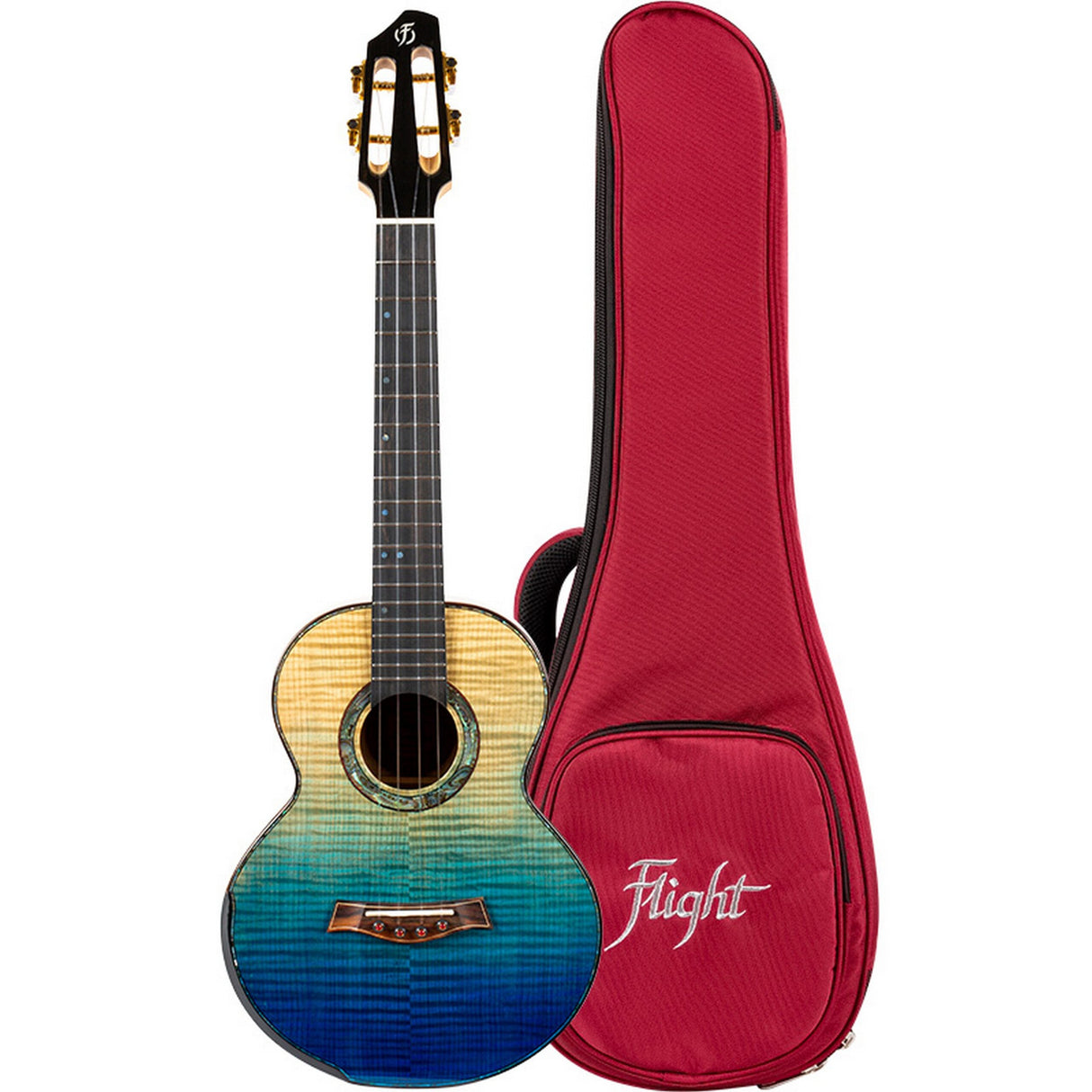 Flight A10 FM Faded Blue 10th Anniversary Tenor Ukulele