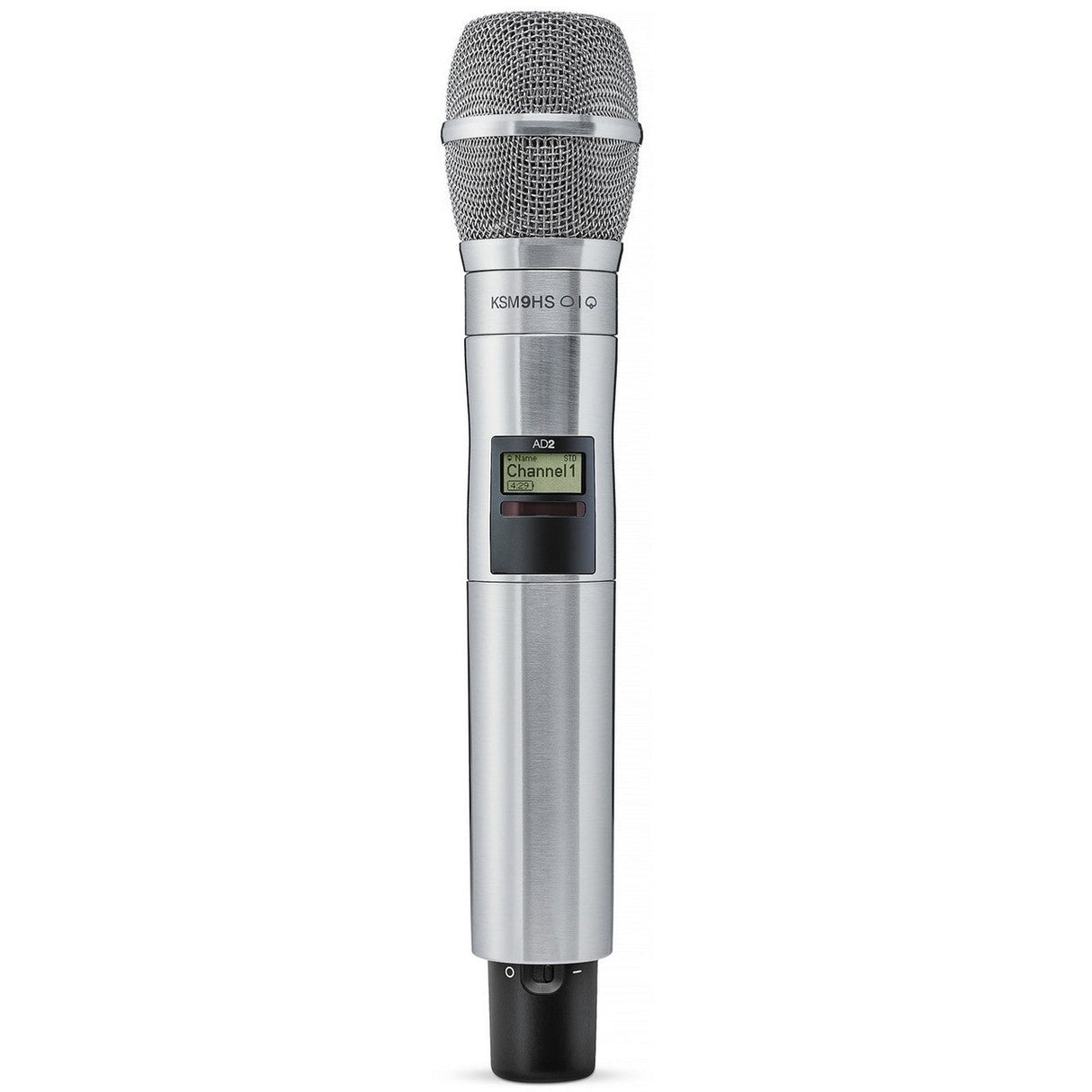 Shure AD2/K9HS Axient Handheld Wireless Microphone Transmitter - G57: 470-608 MHz / Nickel
