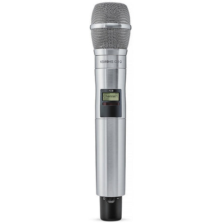 Shure AD2/K9HS Axient Handheld Wireless Microphone Transmitter - G57: 470-608 MHz / Nickel