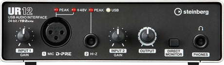Steinberg UR12 2x2 USB Audio Interface with 1x D-PRE