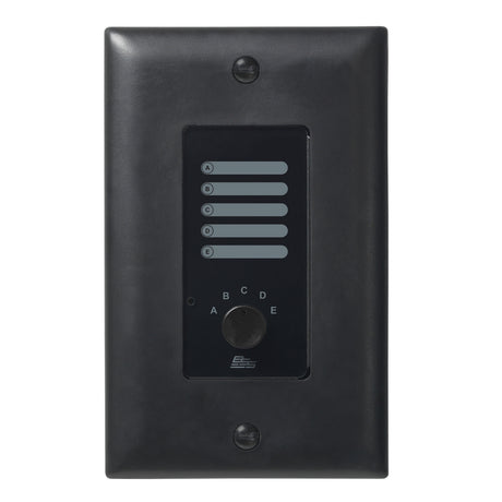 BSS AC-5S Analog Controller with 5 Position Source Selector US Decora Black