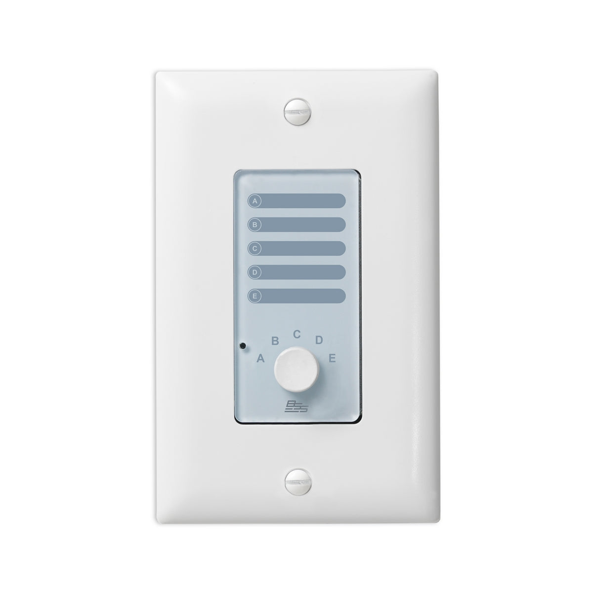 BSS AC-5S Analog Controller with 5 Position Source Selector US Decora White