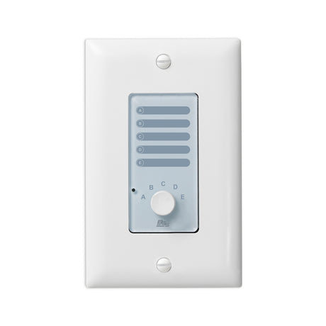 BSS AC-5S Analog Controller with 5 Position Source Selector US Decora White