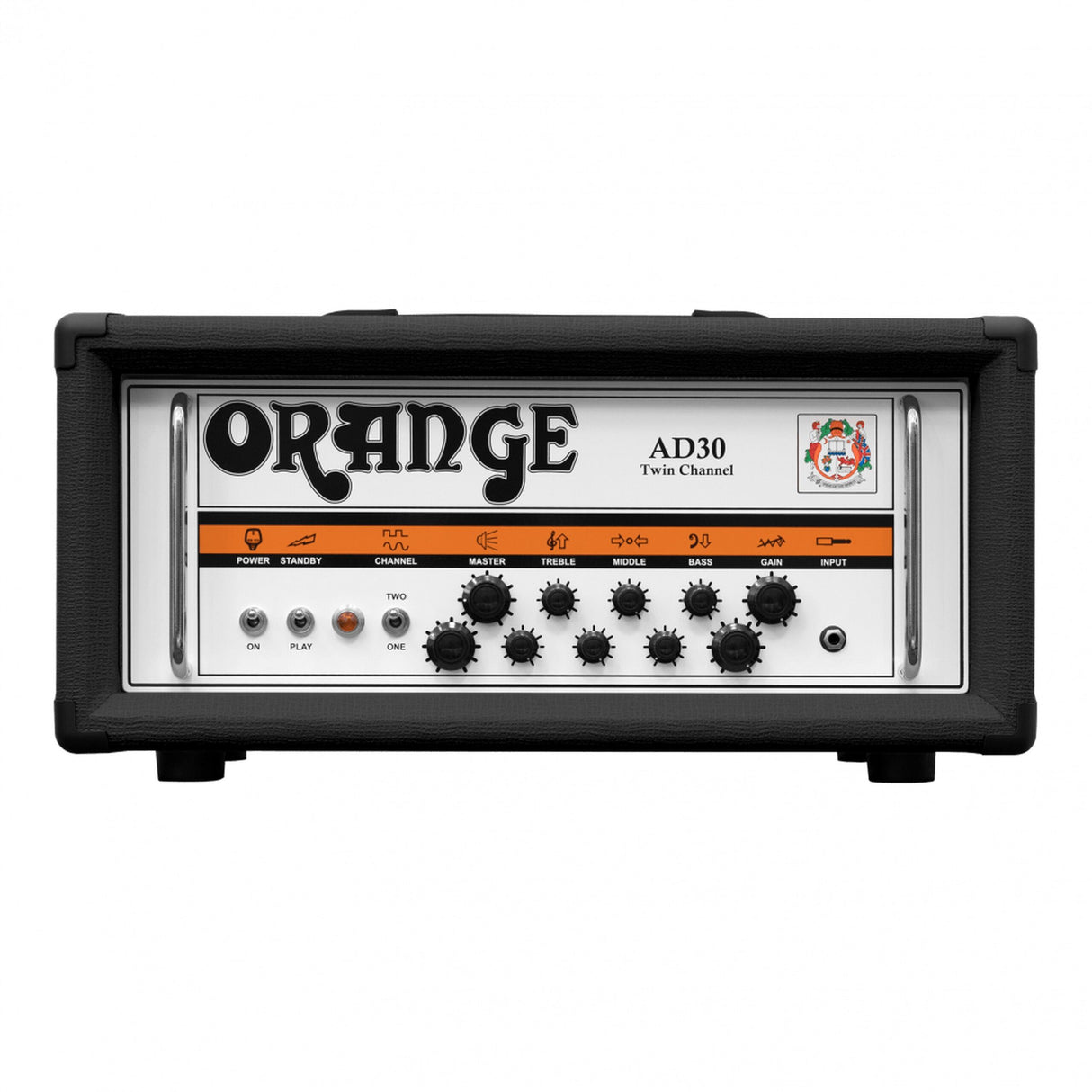 Orange AD30HTC 30-Watt Twin Channel Guitar Amplifier Head Black - amps