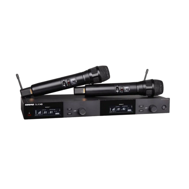 Shure SLXD24D/N8S Supercardioid Dual Handheld Microphone Wireless System - G58: 470-514 MHz