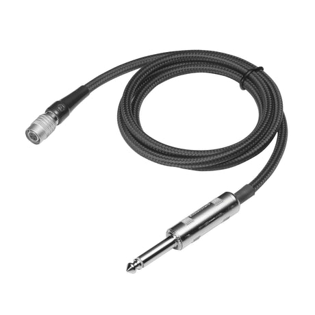Audio-Technica AT-GCW PRO Quarter Inch Straight Plug to Locking 4-Pin Guitar Input Cable
