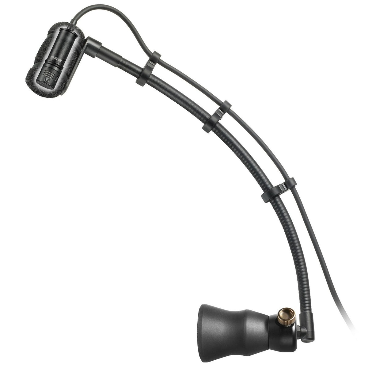Audio Technica ATM350PL 9 Inch Gooseneck Cardioid Condenser Instrument Microphone with Piano Mount