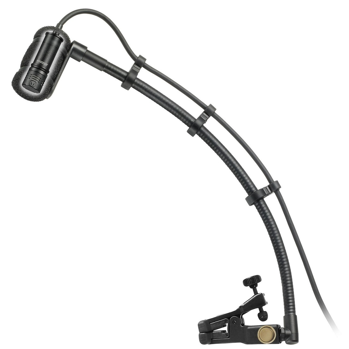 Audio Technica ATM350UL 9 Inch Gooseneck Cardioid Condenser Instrument Microphone with Universal Mount