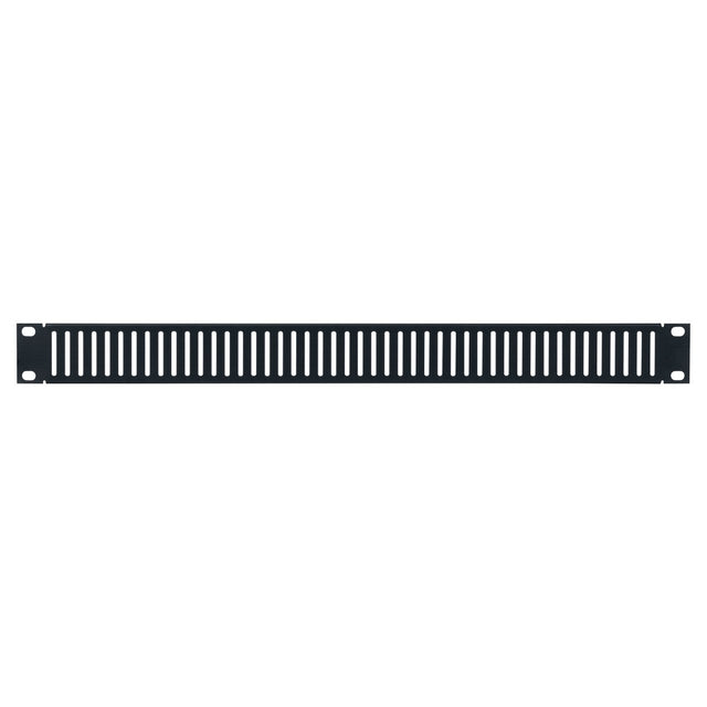 Lowell AVPB-1 1U Aluminum Vent Panel with Flange