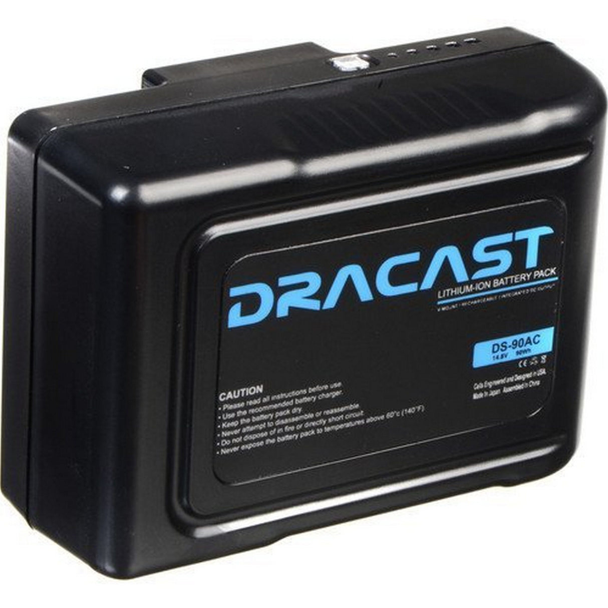 Dracast BA-90AC 90Wh Compact Li-Ion Battery Gold Mount