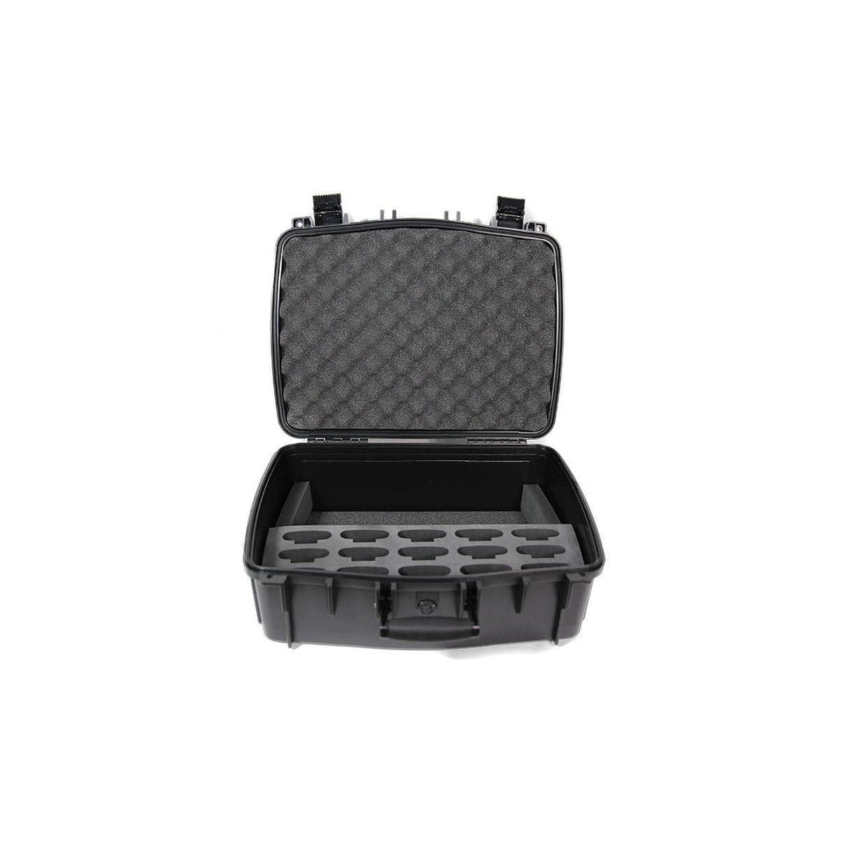Williams AV CCS 056 S Carry Case with 15 Slot Foam Insert for PPA T46 Transmitter FM/IR/Loop Bodypack Receivers