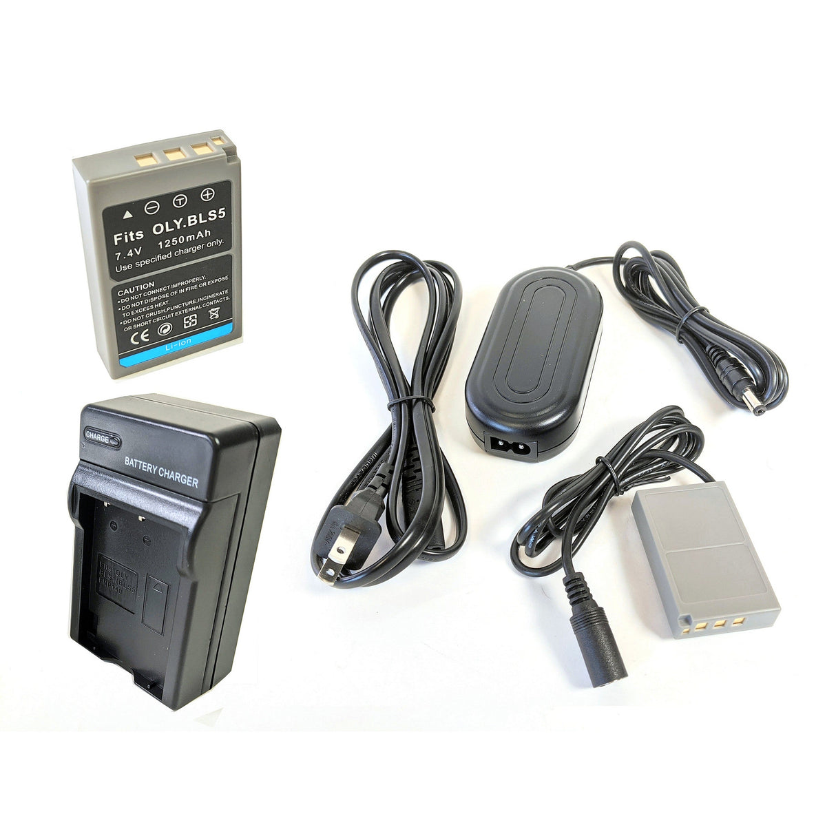 Bescor BLS50PRO Style Battery Charger Coupler and AC Adapter Kit