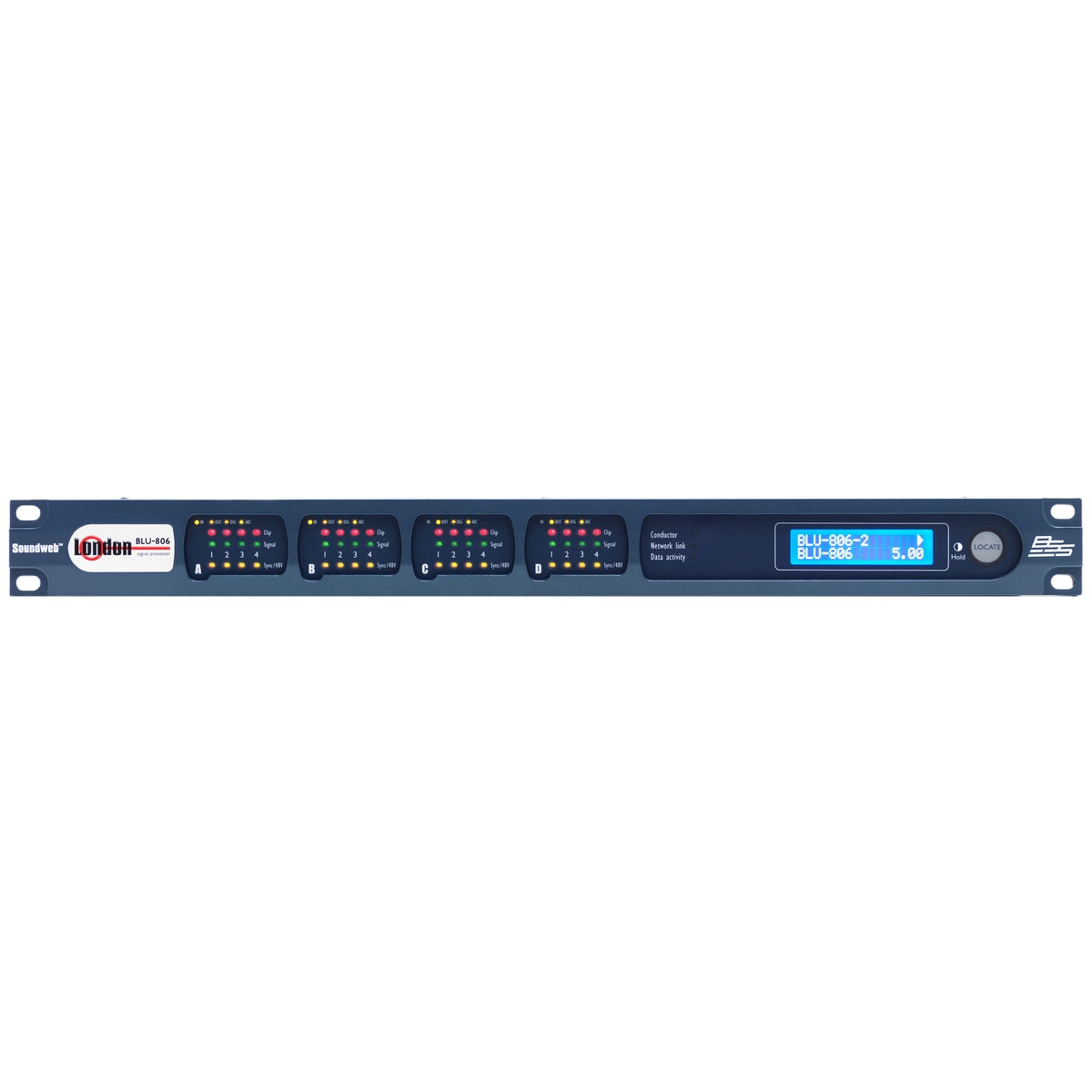 BSS BLU-806 Networked Signal Processor with Dante BLU Link Chassis