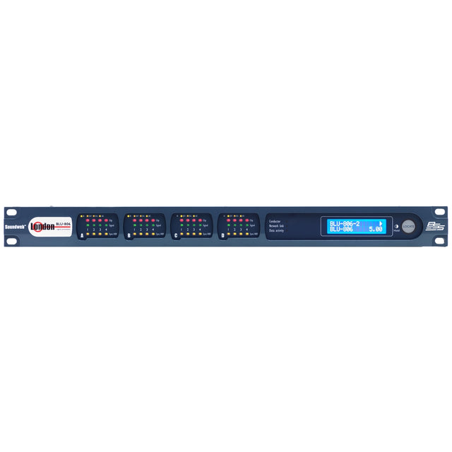 BSS BLU-806 Networked Signal Processor with Dante BLU Link Chassis