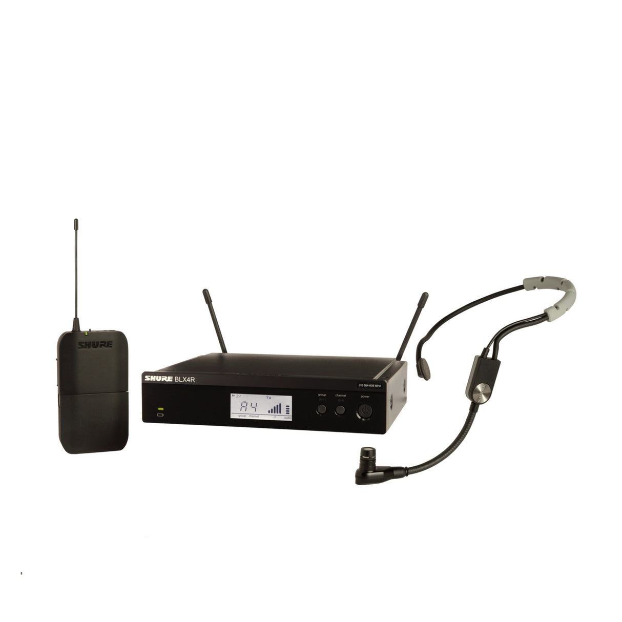 Shure BLX14R/SM35 Wireless Rackmount Headset System - H11: 572-596 MHz