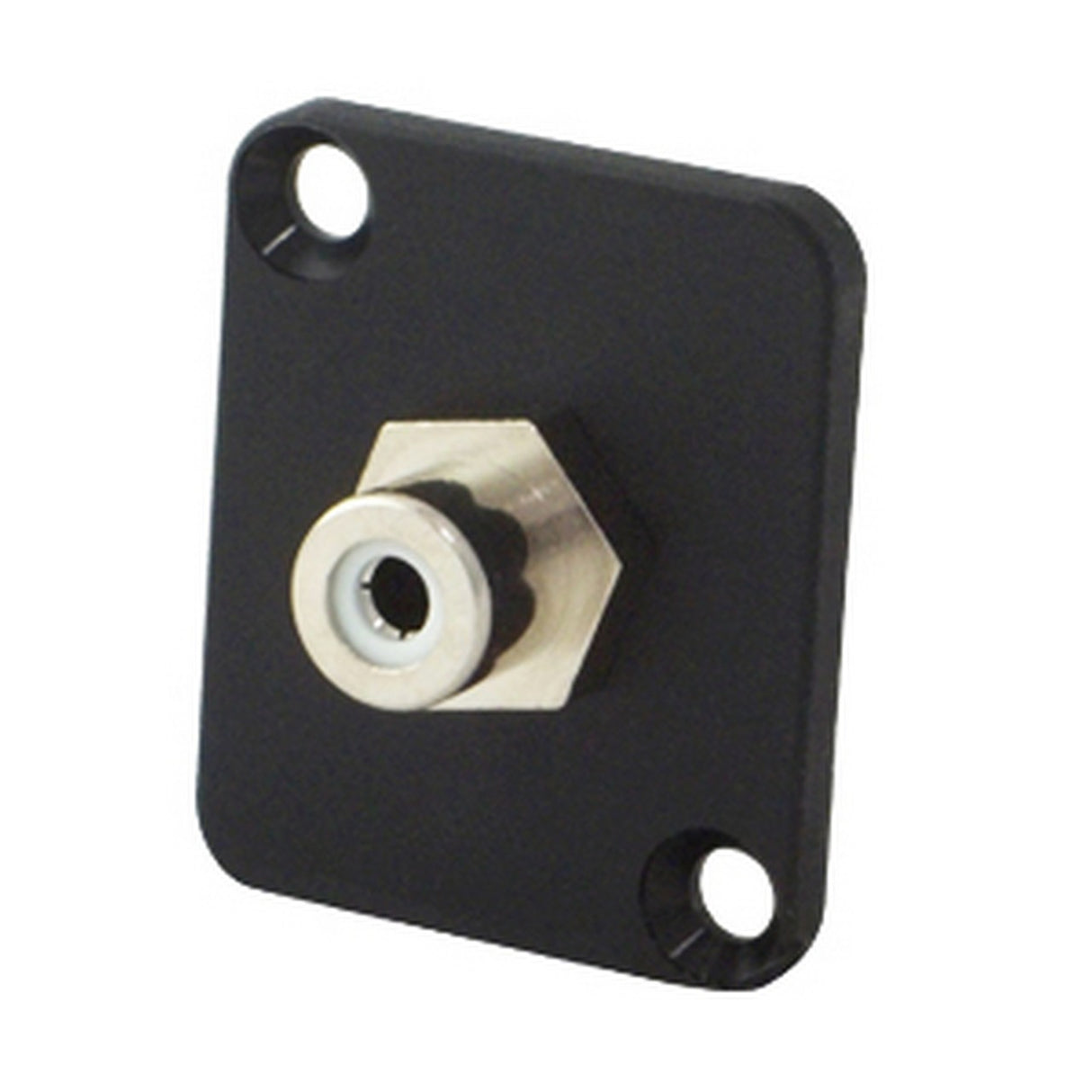 Ace Backstage Co. C-25139 Connectrix RCA Feed Through Connector with White Insulator