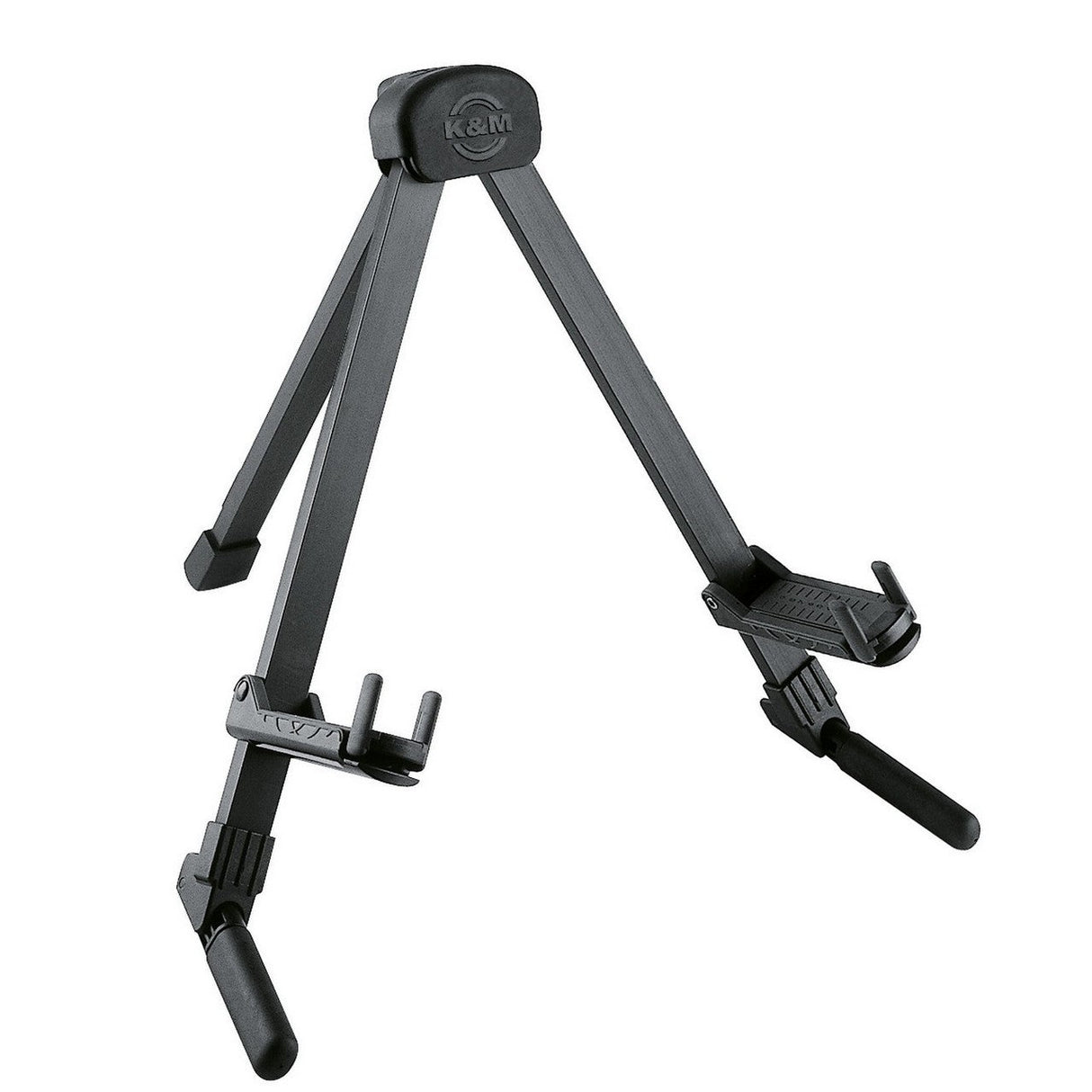 K&M 17550 Memphis Travel Guitar Stand Black - accessories