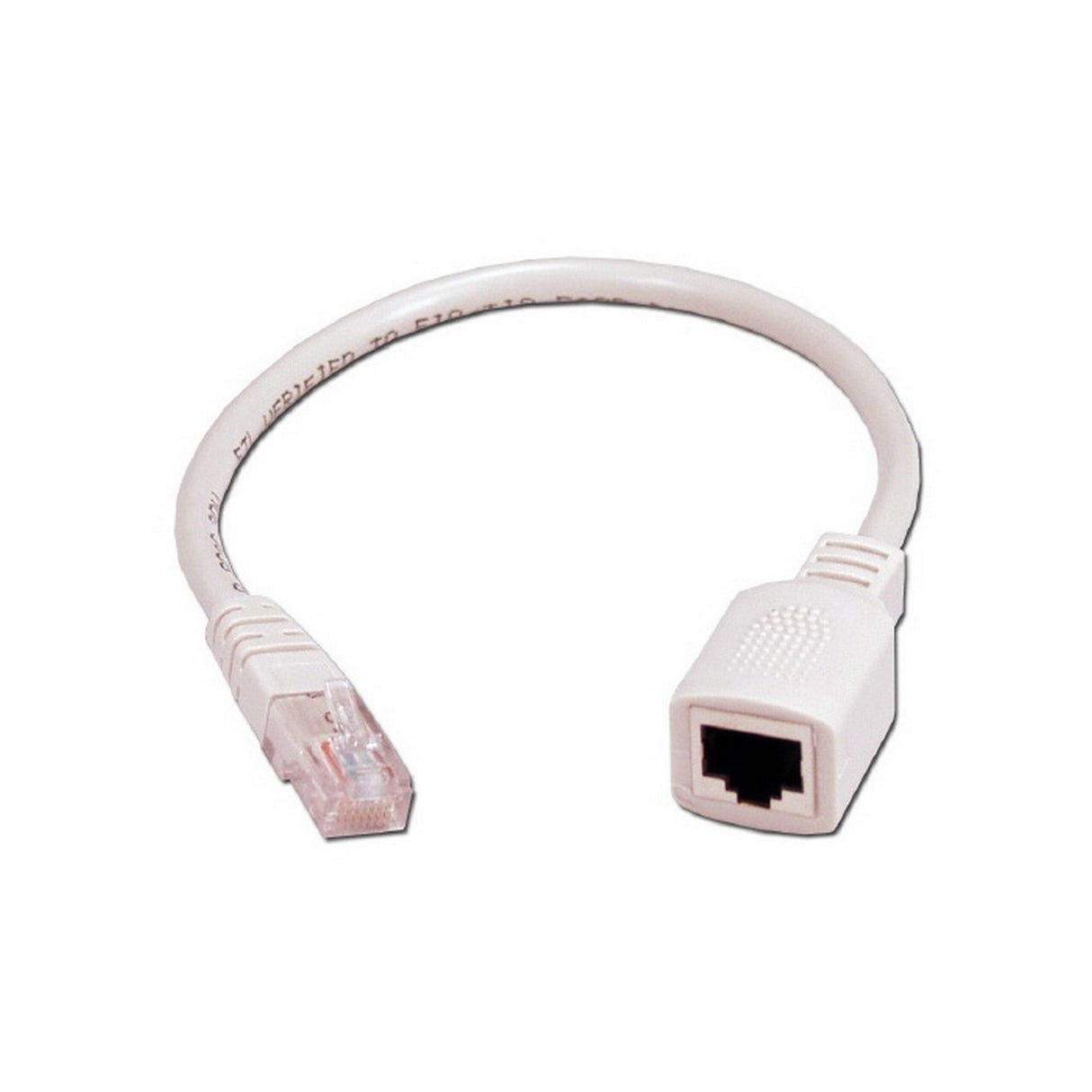 Connectronics CAT5E Male to Female PortSaver Cable 1 Foot