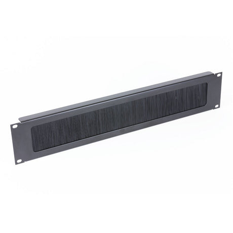 Lowell CBP-2 2U Cable Management Panel with Brush Strip Tray