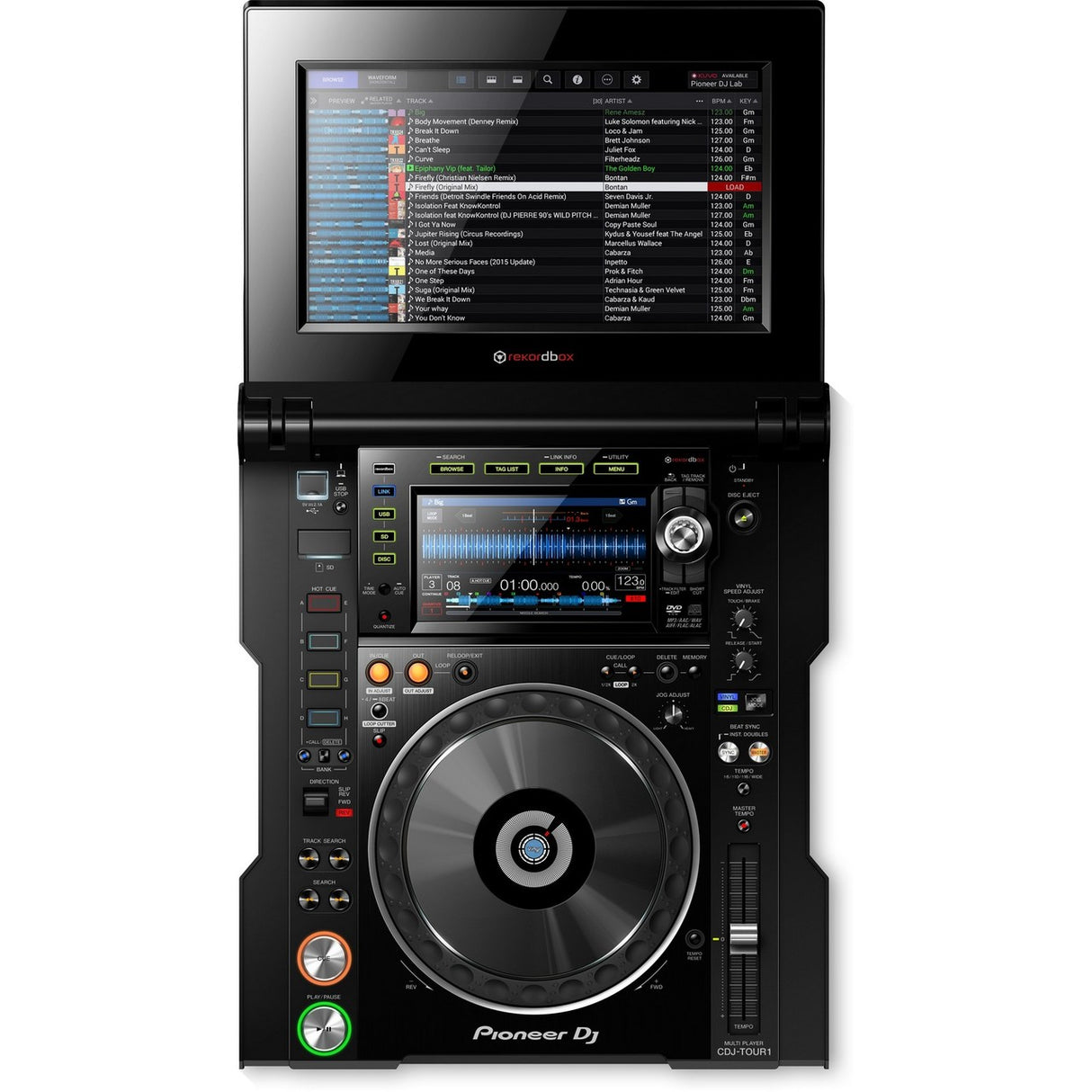 Pioneer CDJ-TOUR1 Foldout Touch Screen TOUR System Multi Media Player
