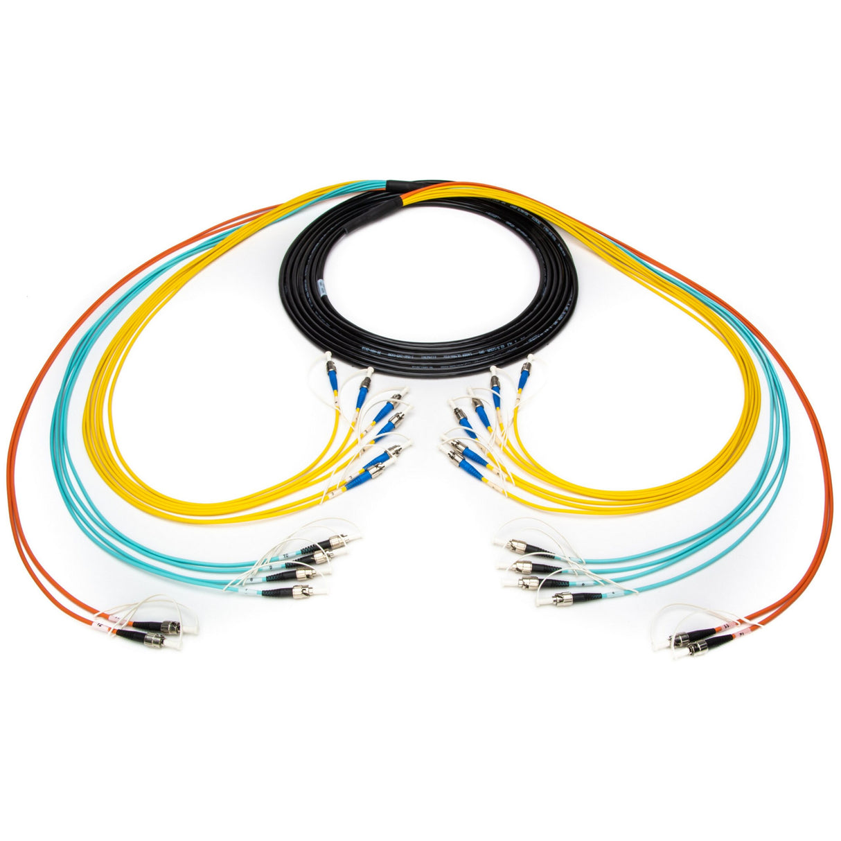 Camplex CMX-TASST-0500 TAC-ALL 12-Channel ST Single Mode and ST Multimode Fiber Optic Tactical Snake 500-Foot