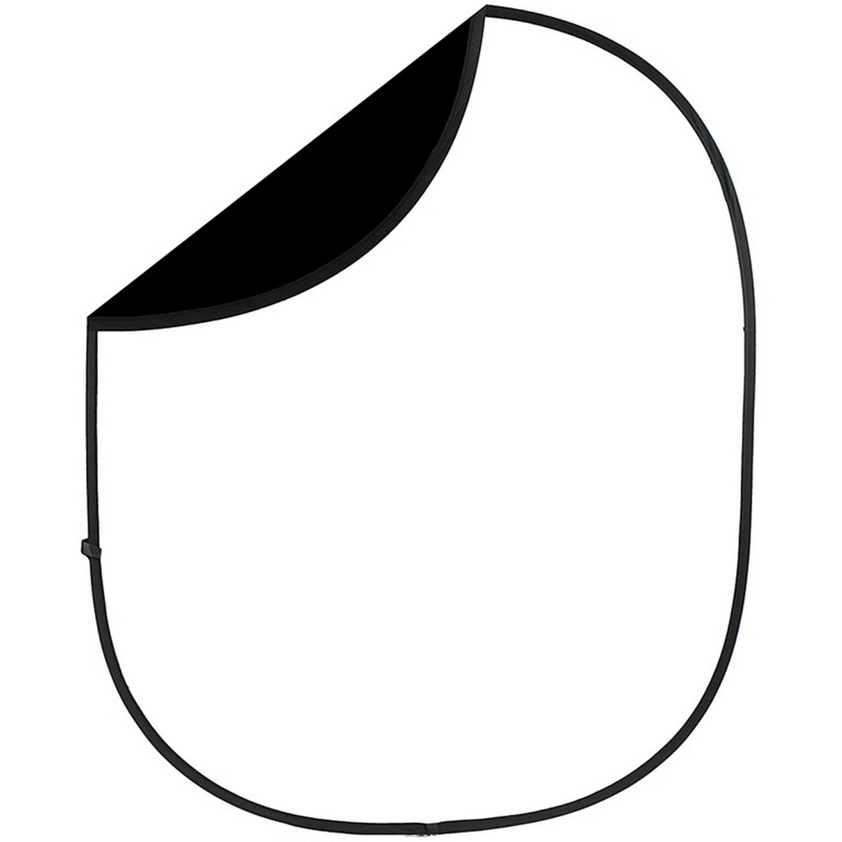 Savage CB112 Collapsible Background Black/White 5 x 6-Feet