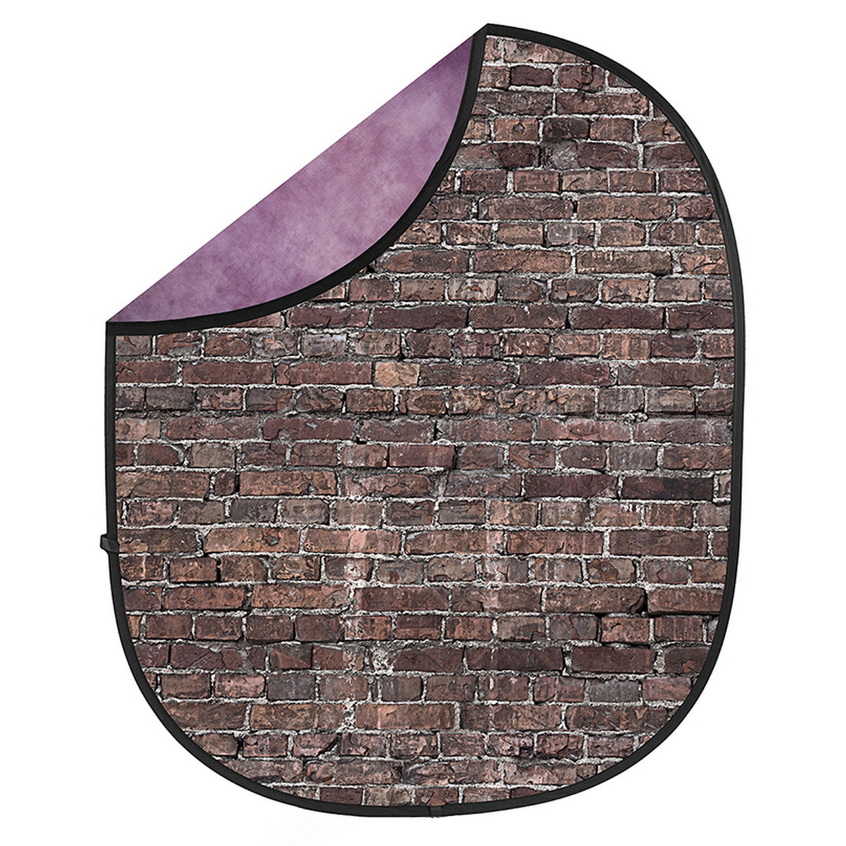 Savage CB192 Collapsible Background Grunge Brick/Purple 5 x 7-Feet
