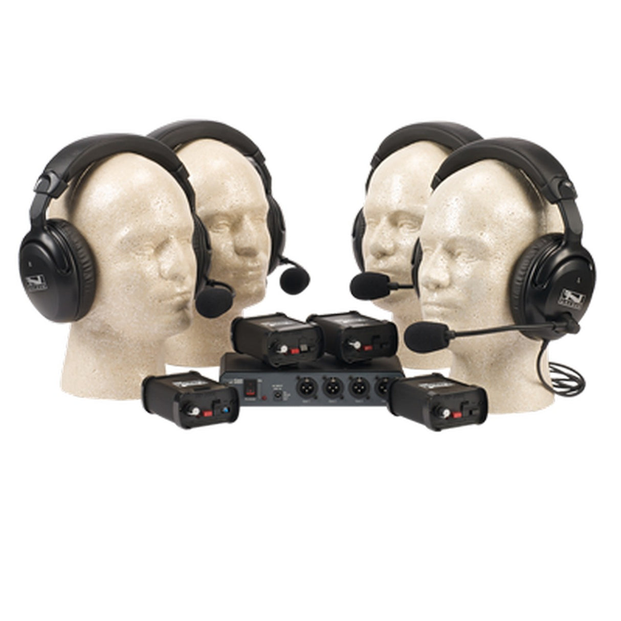 Anchor Audio COM-40FC PortaCom 4 User Wired Intercom Package No Cable