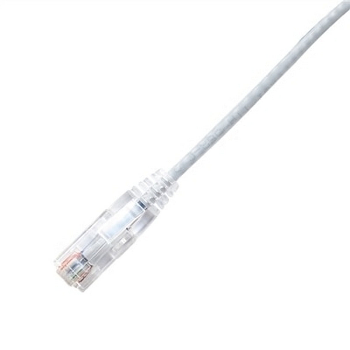 LYNN CPCS-AWH-0.5F CHOICE Slim 28AWG CAT6A Ethernet Patch Cable, 0.5-Foot, White