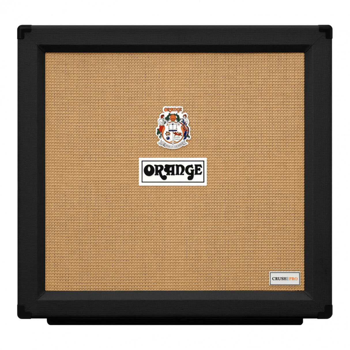 Orange Crush PRO 412 4 x 12 Closed Back Guitar Cabinet Black - amps