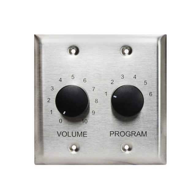 Lowell CS650-SS 6-Source Program Selector Switch with Volume Control Single Unit