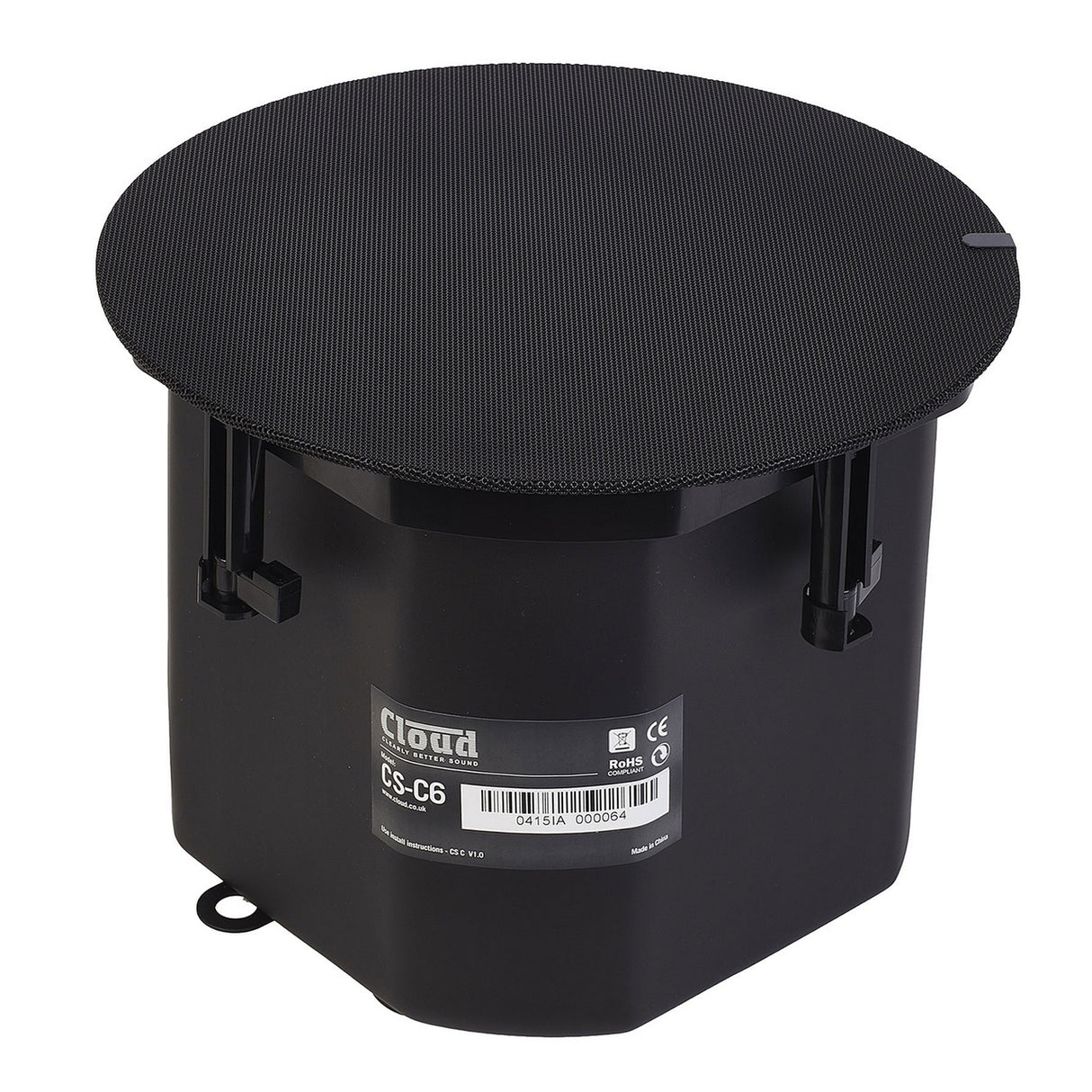 Cloud Electronics CS-C6B 6inch Coaxial Two Way In Ceiling Speaker White