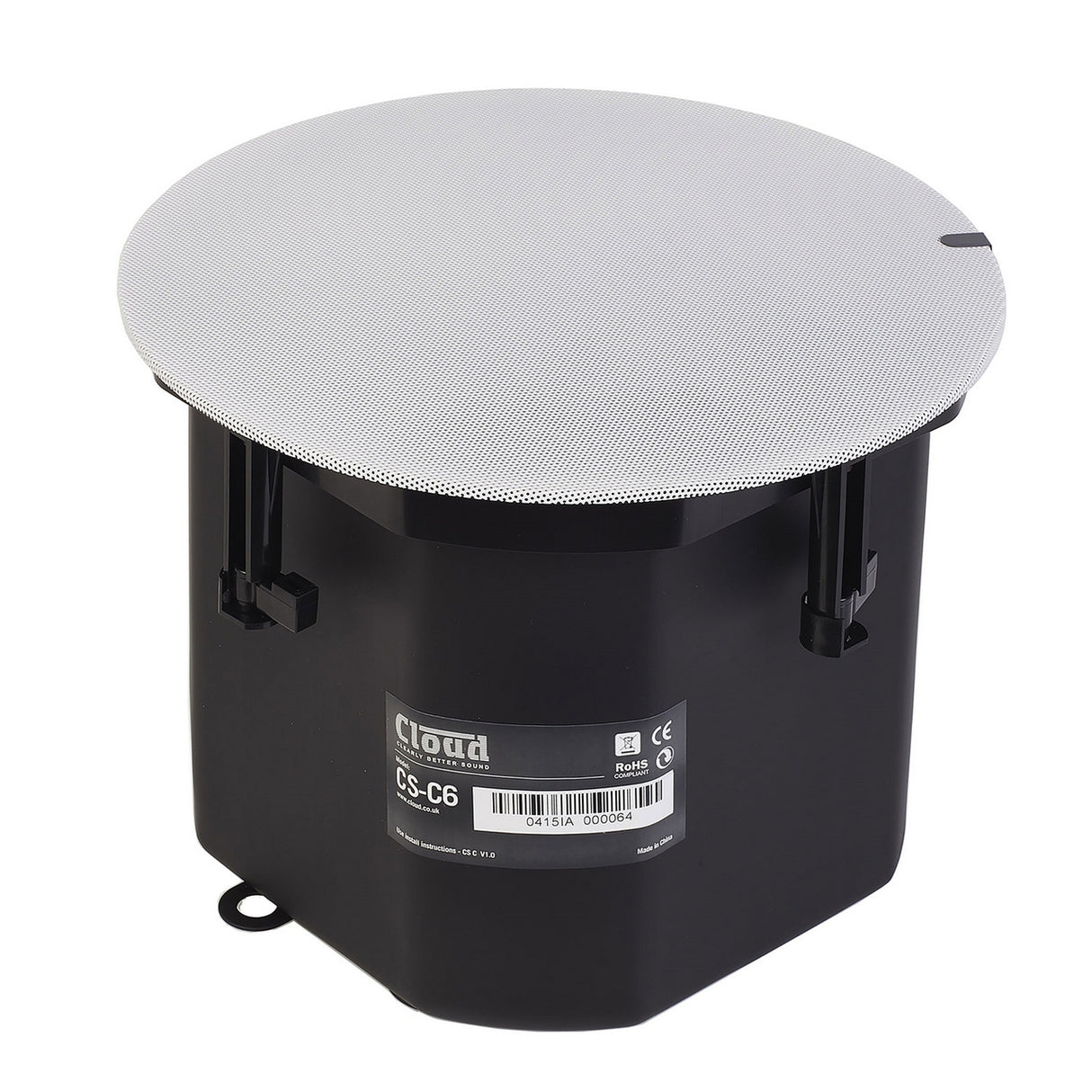 Cloud Electronics CS-C6W 6inch Coaxial Two Way In Ceiling Speaker White